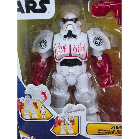 Star Wars Power of The Force Stormtrooper Mech Force Suit Action Figure Toy - Picture 3 of 9